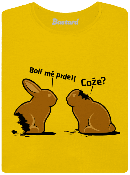 Bolí mě prdel dámské tričko Yellow