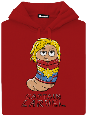 Captain Larvel dámská mikina klokanka Red Mal