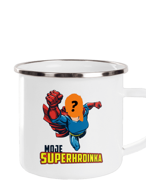 Moje superhrdinka plecháček White