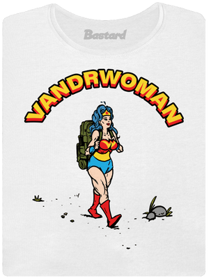 Vandrwoman dámské tričko s lemem White