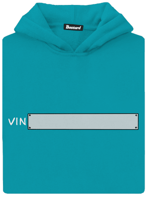 Osobní VIN kód dětská mikina klokanka Hawaiian Blue