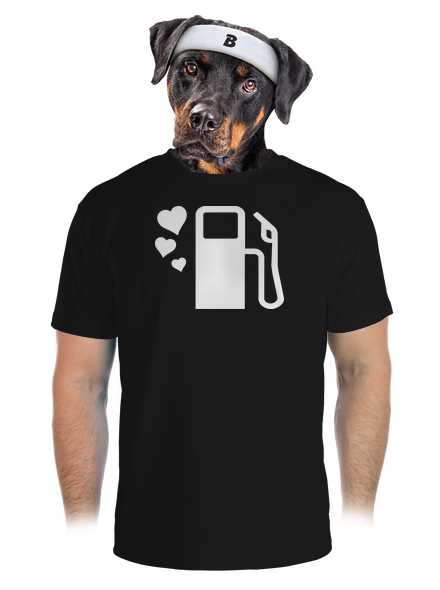 Plnou prosím pánské sportovní tričko Black