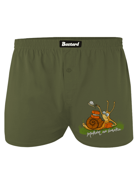 Makám na baráku pánské trenky Khaki