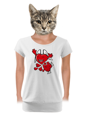 dámské tričko s lemem