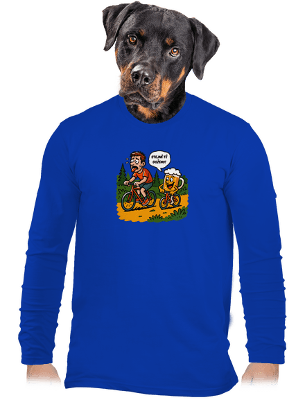 Doženu tě pánské dlouhý rukáv Royal Blue