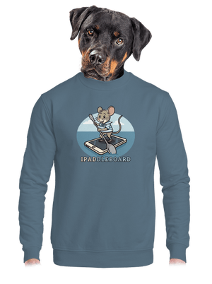 unisex mikina bez kapuce