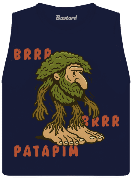 Brrr Brrr Patapim – Italian Brainrot dámské tílko volné Navy