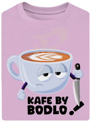 Kafe by bodlo unisex tričko oversized Orchid