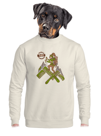 unisex mikina bez kapuce