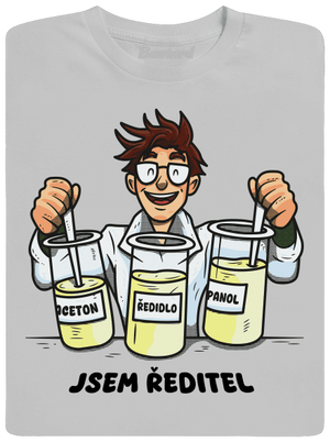 Jsem ředitel pánské tričko Pacific Grey