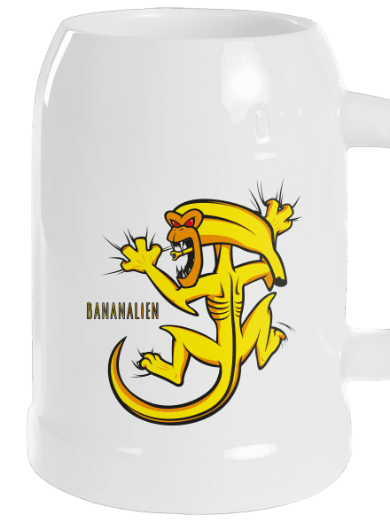 Bananalien půllitr White