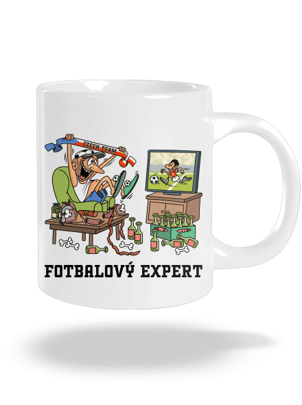 Fotbalový expert velký hrnek White