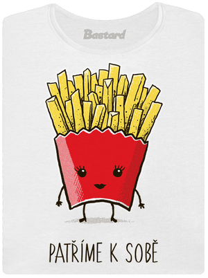 Patříme k sobě dámské tričko s lemem White