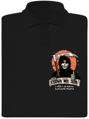 I love my job pánská polokošile Black