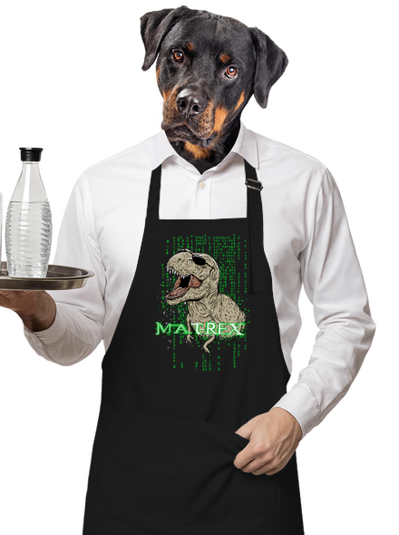 MAT-REX zástěra Black