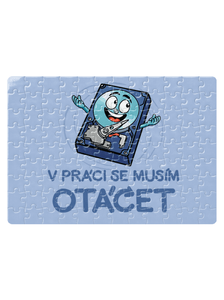 Musím se otáčet puzzle White