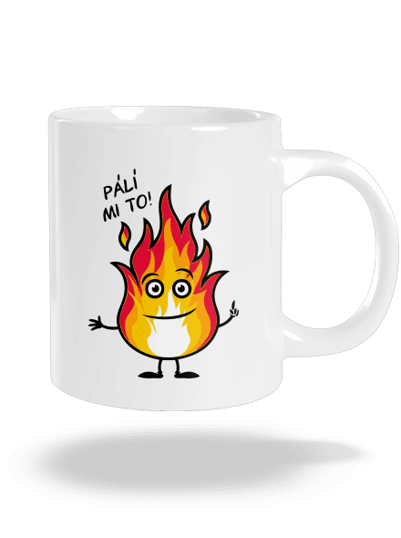 Pálí mi to velký hrnek White