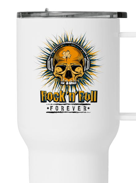 Rock'n'Roll forever termohrnek White