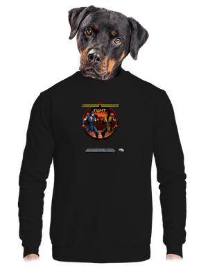 unisex mikina bez kapuce