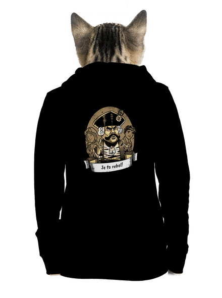 B14: S čerty nejsou žerty dámská mikina na zip Black