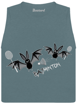 Batminton dámské tílko volné Heather Deep Teal