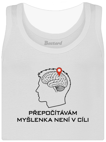 Přepočítávám dámské tílko klasické White