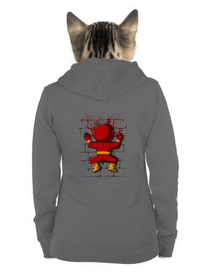 Flash dámská mikina na zip Steel Gray