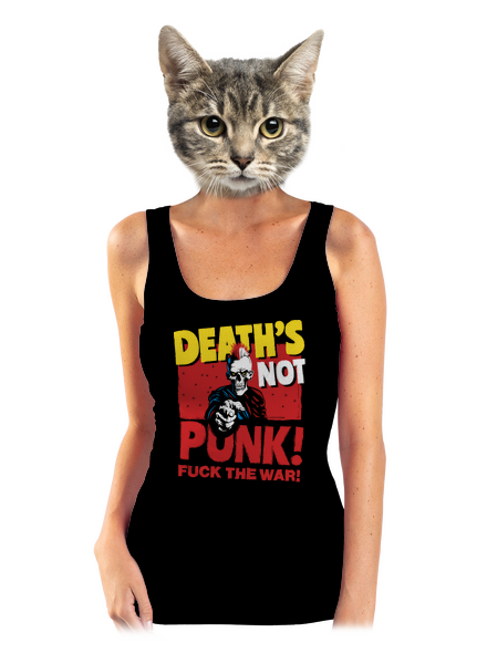 Death's not punk dámské tílko klasické Black