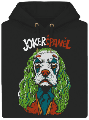 JokerŠpaněl unisex mikina premium Dark Black