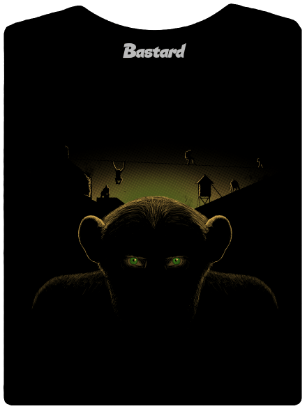 Opičí planeta dámské tričko Black