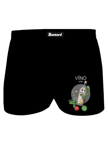 Bílé víno volá pánské trenky Black