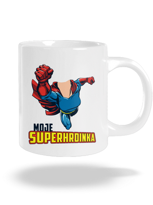 Moje superhrdinka velký hrnek White