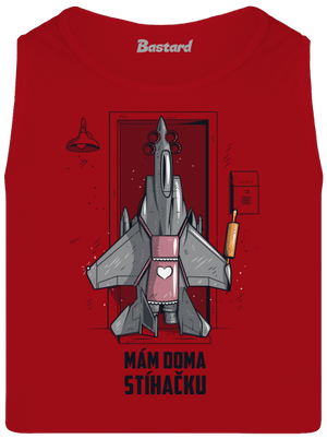 Stíhačka pánské tílko Red