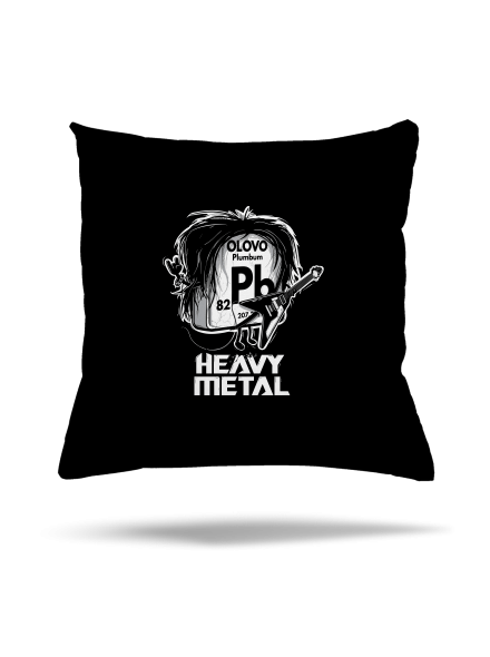 Heavy Metal polštář Black