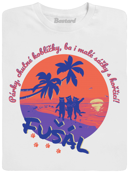 Fušál pánské tričko White