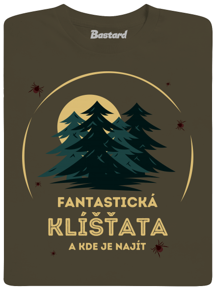 Fantastická klíšťata pánské dlouhý rukáv Urban Khaki