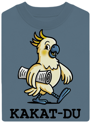 Kakat-du unisex mikina bez kapuce Nordic Blue