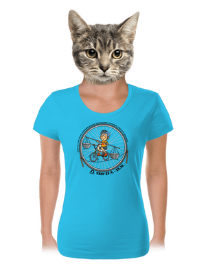 Cyklistický horoskop: Váhy dámské tričko Blue Atol
