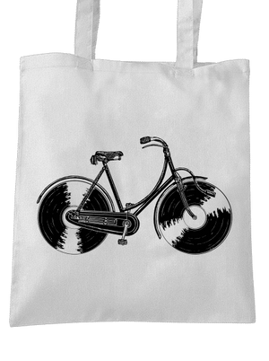 Gramofonové kolo taška White