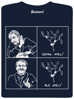 Cimrman: Copak jmelí pánské tričko Navy