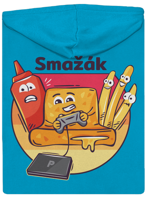 Smažák dámská mikina na zip Blue Atol