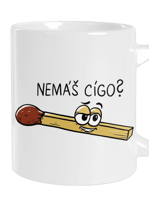 Cígo a oheň velký hrnek White