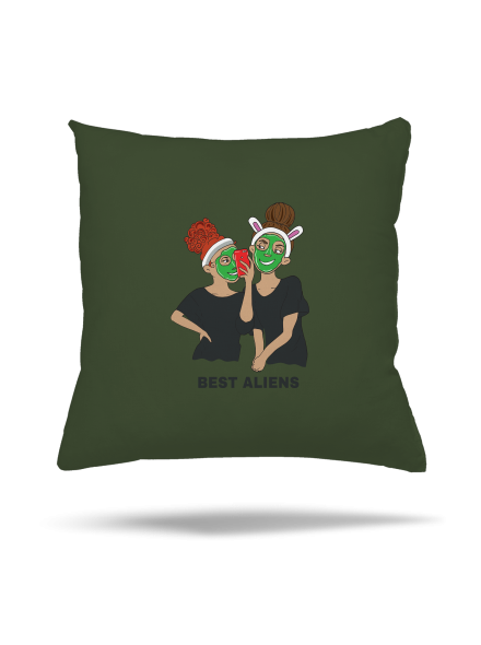 Best aliens polštář Olive Green