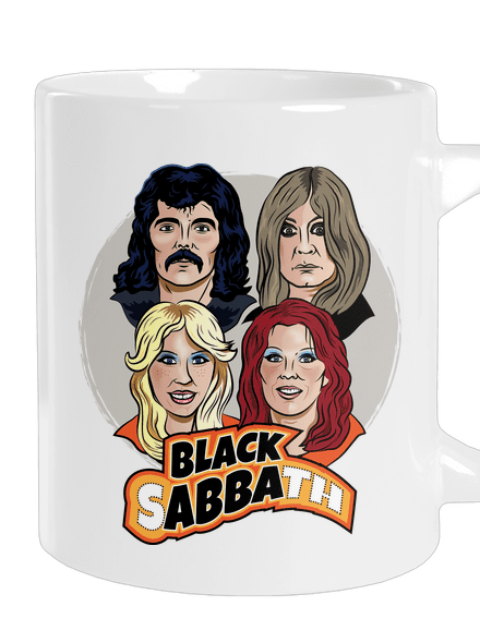 Black Abba velký hrnek White