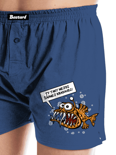 Mořský ďas pánské trenky Blue