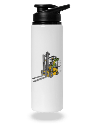 Ještěrka  lahev na vodu White