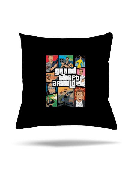 Grand Theft Arnold polštář Black