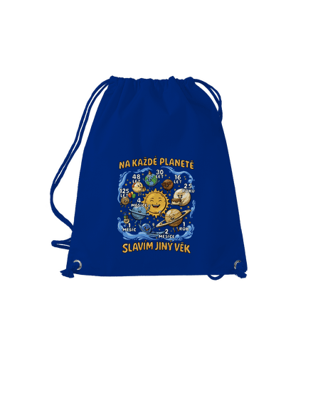 Věk na planetách vak Royal Blue Mal