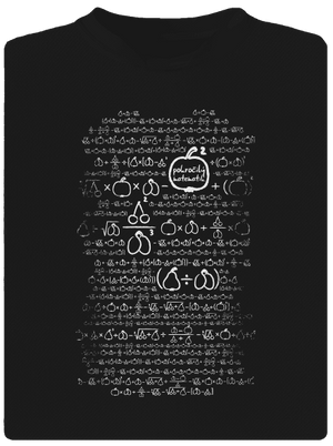 Matematik pánské sportovní tričko Black