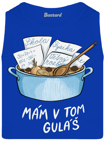 Mám v tom guláš pánské tílko Royal Blue